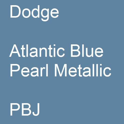 Dodge, Atlantic Blue Pearl Metallic, PBJ.